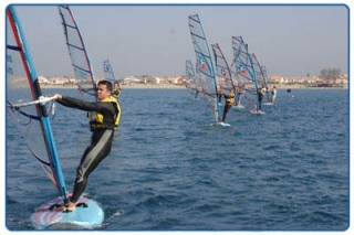 Windsurfing at 13